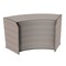Linea Italia ADA Reception Desk, Wheelchair, Kids, 55 inW x 71 inD x 30 inH, Cherry 55490GY - alternate 5